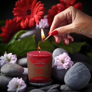 Bougie parfumée – Chakra Racine