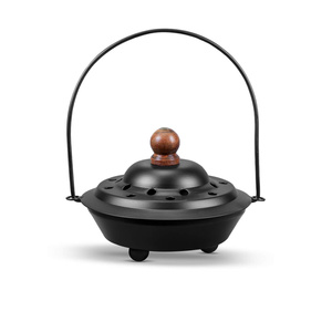 Set de copeaux de palo santo, brûleur d'encens et charbons d'encens