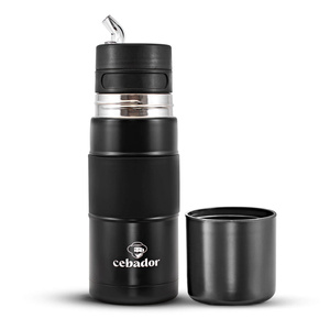Set de Maté Verde Mate Mas IQ 500g 0,5kg Yerbomos + Calebasse + Bombilla