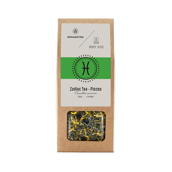 Set pour Poissons : thé du zodiaque + pierre magique