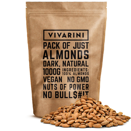 Vivarini – amandes naturelles (foncées) – 1 kg