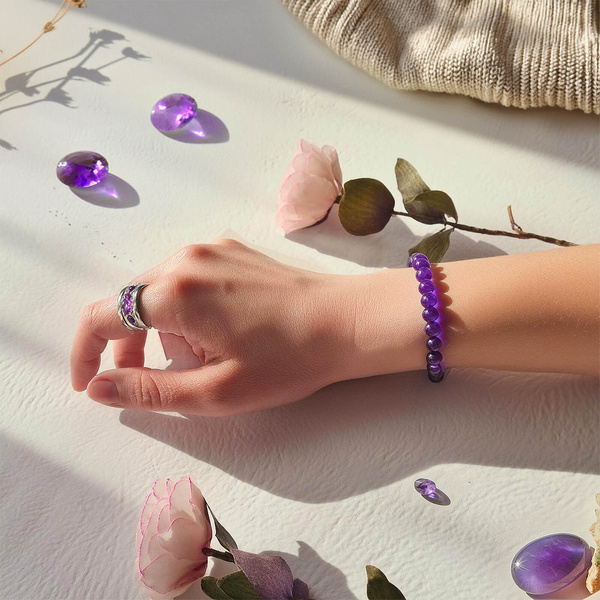 Bracelet en améthyste