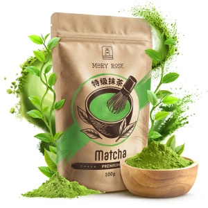 Coffret cadeau : matcha premium + matchawan + accessoires en bambou