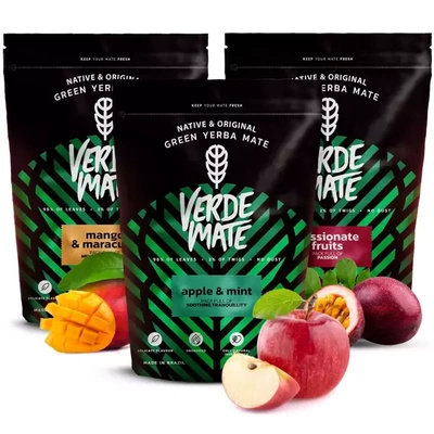 Verde Mate Green yerba maté set fruité 3x500 1,5kg
