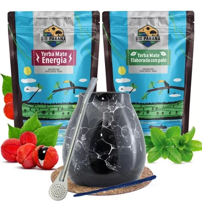 Set de Maté Rio Parana Energia Elaborada 1kg