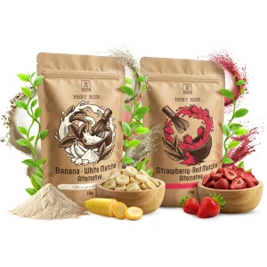 Coffret de matchas colorés : Red Matcha + White Matcha