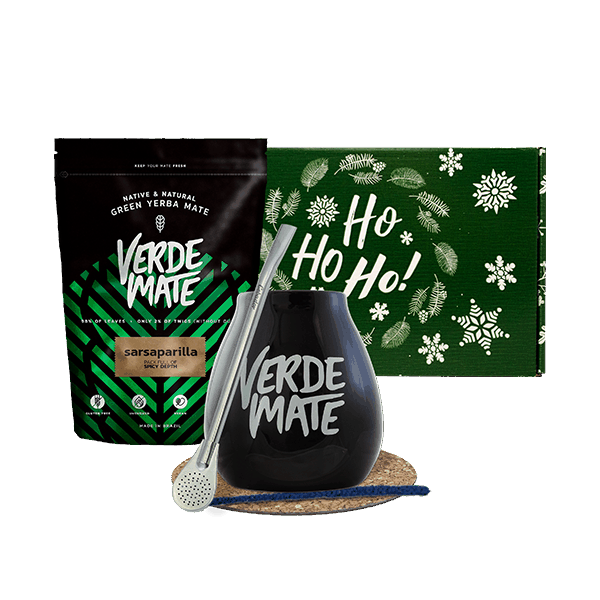 Ensemble de cadeaux Yerba Maté Verde Mate Sarsaparilla 0,5kg