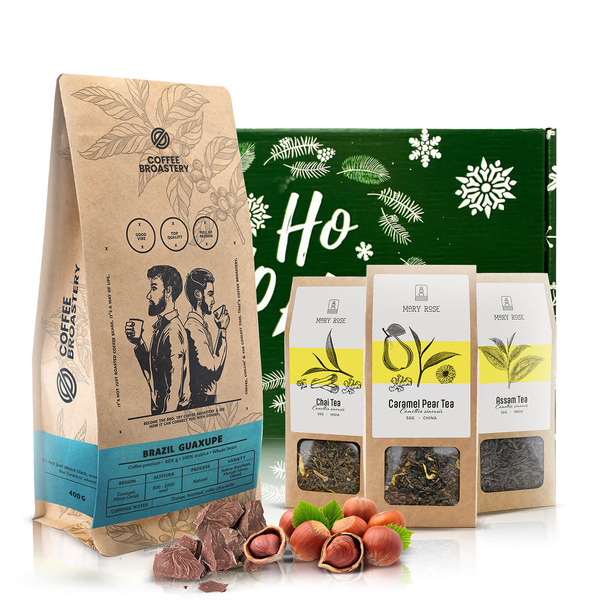 Coffret cadeau avec café Coffee Broastery et thé Mary Rose