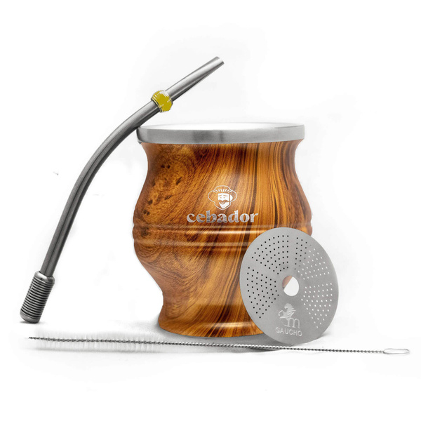 Set Yerba Maté Verde Mate Energia 0,5kg + TermoColador