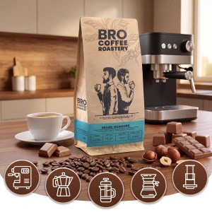 Set de Bro Coffee Roastery Brazil Guaxupe + Brazil Samba 2x1kg (2kg)