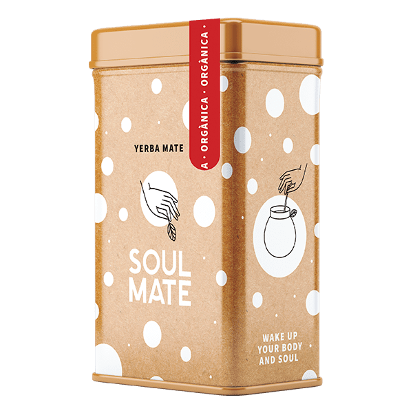 Yerbera – Boîte en métal + Soul Mate Orgánica Elaborada 0,5 kg