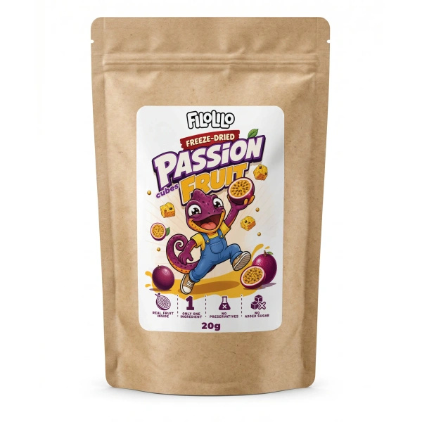FiloLilo – Fruit de la passion lyophilisé en cubes 20 g