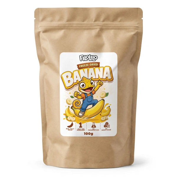 FiloLilo – Bananes lyophilisées en tranches 100 g