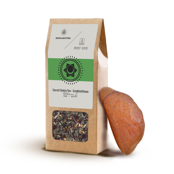 Set pour chakra du sacre (Svadhishthana) : thé du chakra + pierre magique