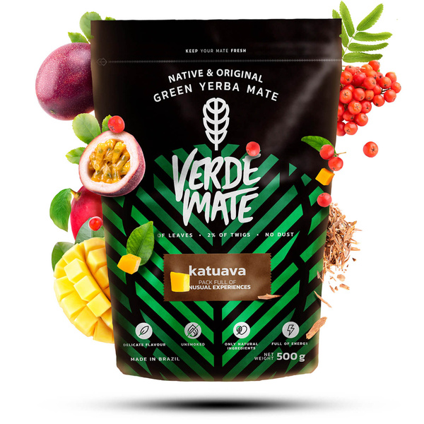 Yerba Verde Mate Katuava Temperamento 1kg set pour deux