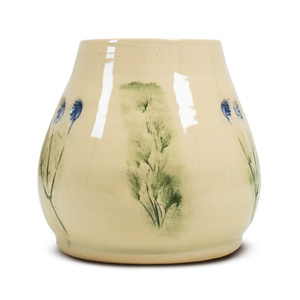 Calebasse en céramique Flora Blue 300 ml – Série Crater