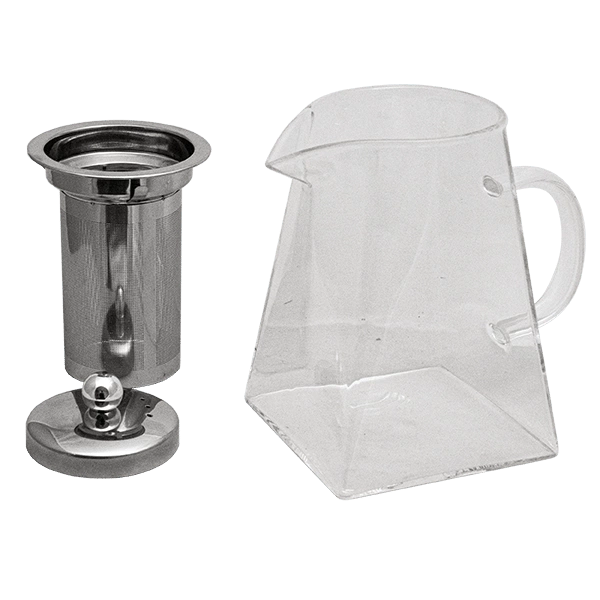 Dimensions de la théière avec infuseur 950 ml : hauteur 14 cm