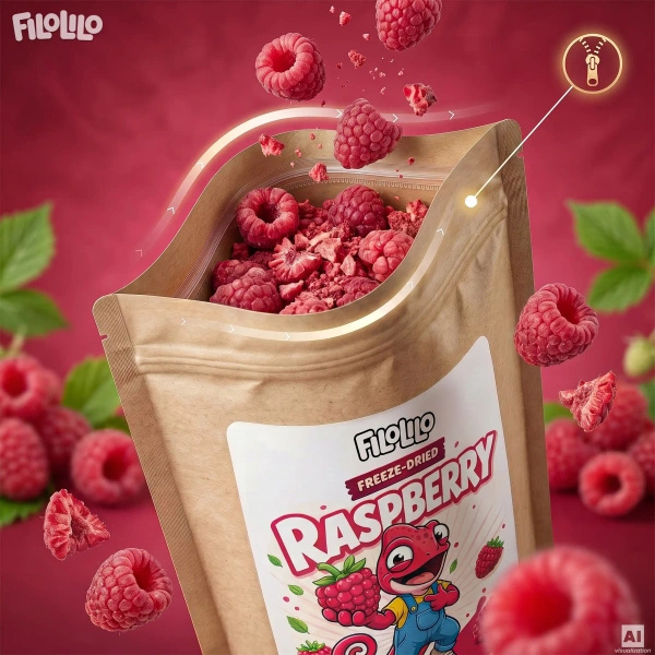 FiloLilo – Framboises lyophilisées 100 g