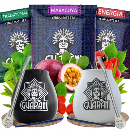 Set de Maté pour deux 3x50g 150g 2x Calebasse + 2x Bombilla