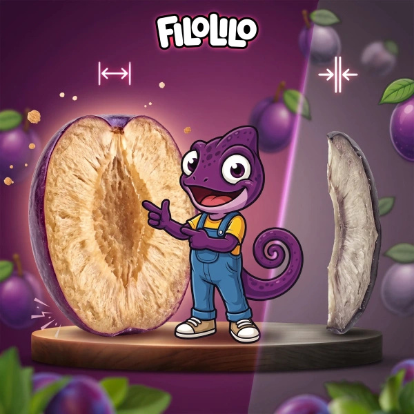 FiloLilo – Prunes lyophilisées en moitiés 100 g