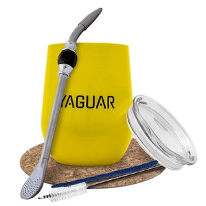 Yerba mate set TermoLid calebasse bombilla Yaguar