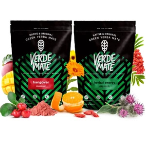 Set de Maté : Verde Mate Herbal Energy + Hangover 2x500g