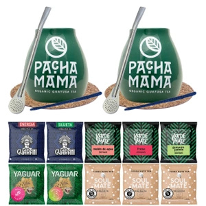 Set pour Deux Yerba Mate une calebasse Bombilla 10x50