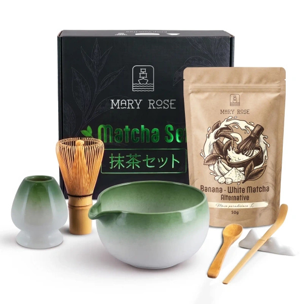 Coffret cadeau pour préparer la White Matcha