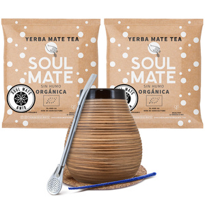 Ensemble Yerba mate Bombilla Calebasse BIO