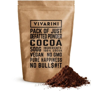 Vivarini – Cacao alcalinisé noir (poudre) 0,5 kg