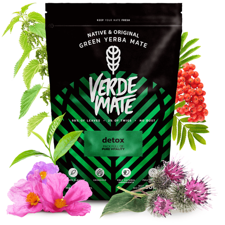 Yerba Mate Set Verde Mate Detox 500g + Verde Mate Cactus de juarez 500g