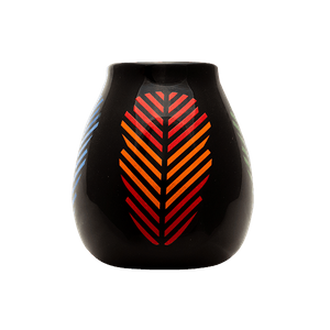 Calebasse en céramique avec logo Samba - 350 ml