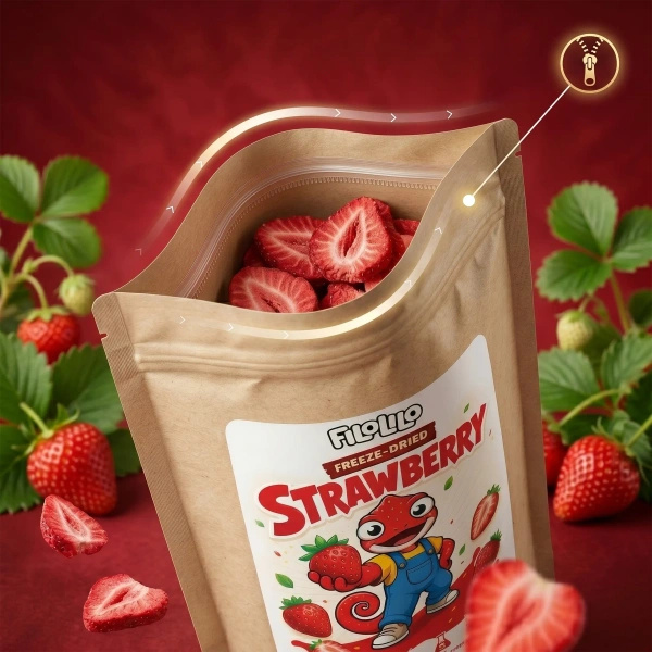 FiloLilo – Fraises lyophilisées en tranches 20 g