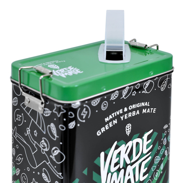 Yerbera – Boîte en métal + Verde Mate Green Organica 0,5 kg