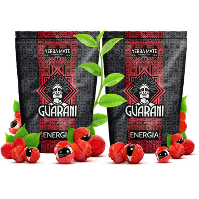 Yerba Maté Guarani Energia con Guarana 2x500g = 1kg