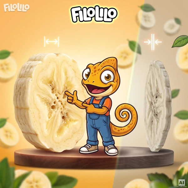 FiloLilo – Bananes lyophilisées en tranches 100 g