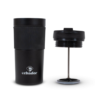 Mug isotherme Cup Press avec piston français 400 ml