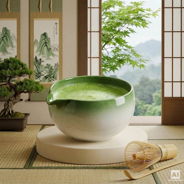 Coffret cadeau : matcha premium + matchawan + accessoires en bambou