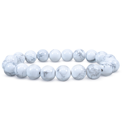 Bracelet avec turquoise blanche