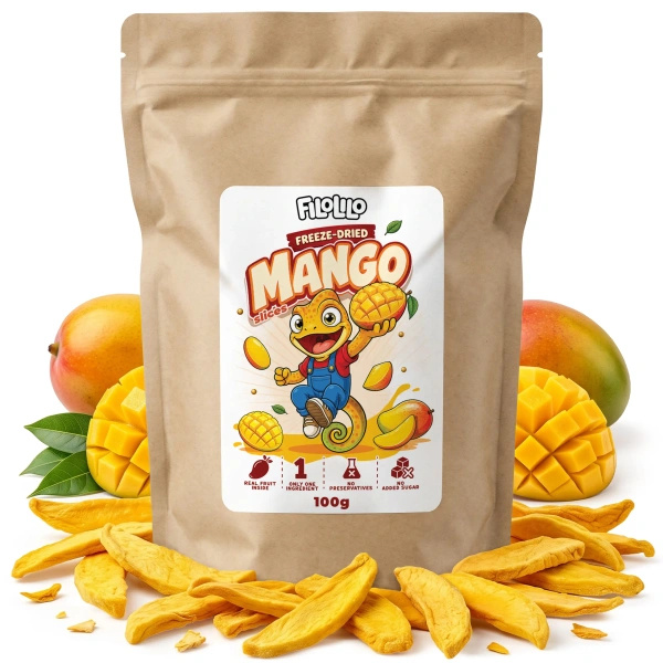 FiloLilo – Mangue lyophilisée en tranches 100 g