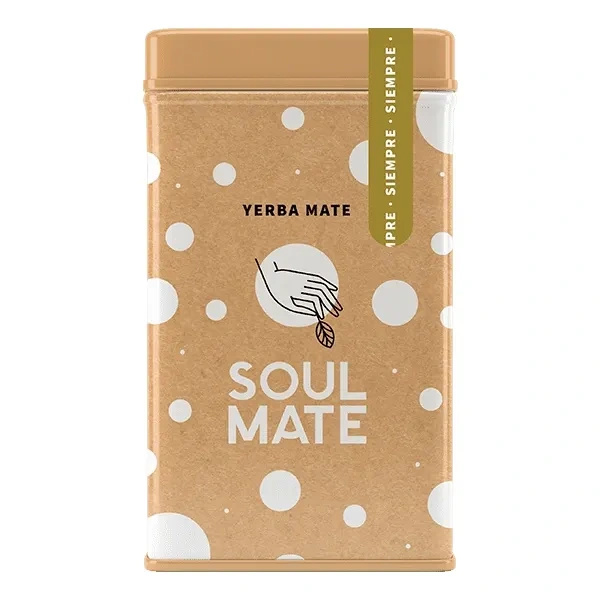 Yerbera – Boîte en métal + Soul Mate Orgánica Siempre 0,5 kg