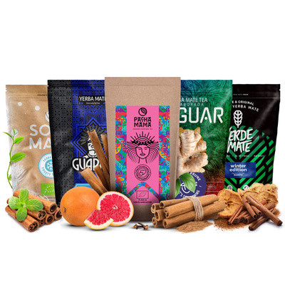 Coffret Yerba Maté + Guayusa – saveurs et variétés diverses – édition hivernale