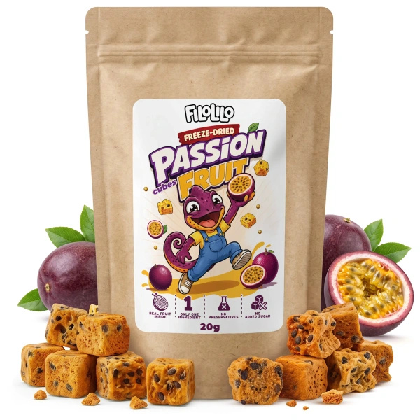 FiloLilo – Fruit de la passion lyophilisé en cubes 20 g