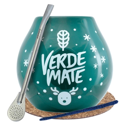 Yerba Maté set d'hiver Verde Mate calebasse + bombilla
