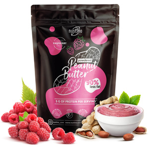Ensemble de beurre de cacahuète en poudre Nustino : Raspberry + Salted Caramel + Matcha 3x400g
