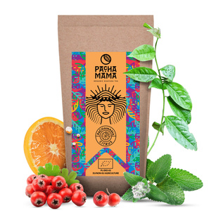 Set de Guayusa Pachamama Citrus 100g + Calebasse + Bombilla