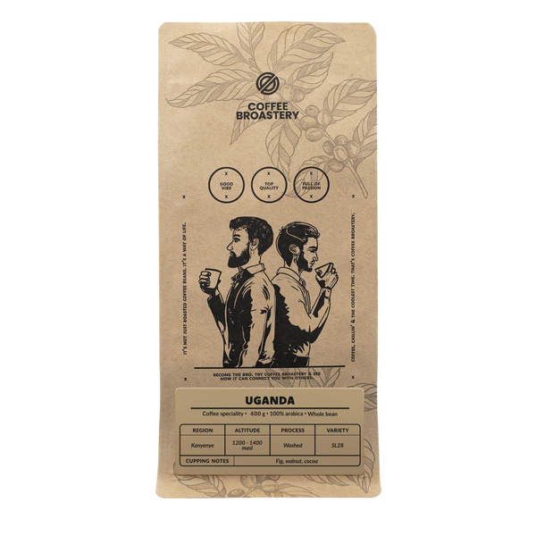 Bro Coffee Roastery - Café en grains Uganda Kanyenye Spécialité 400 g