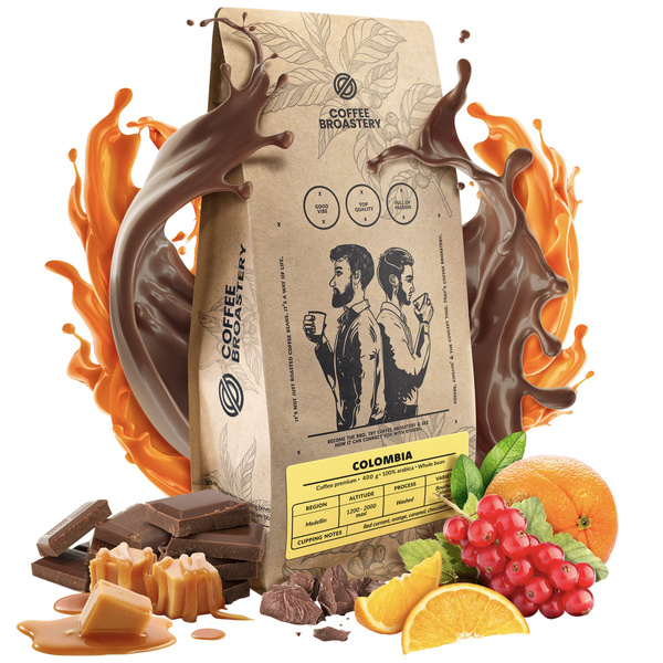 Bro Coffee Roastery – Café en grains Colombia Medellin Premium 400 g