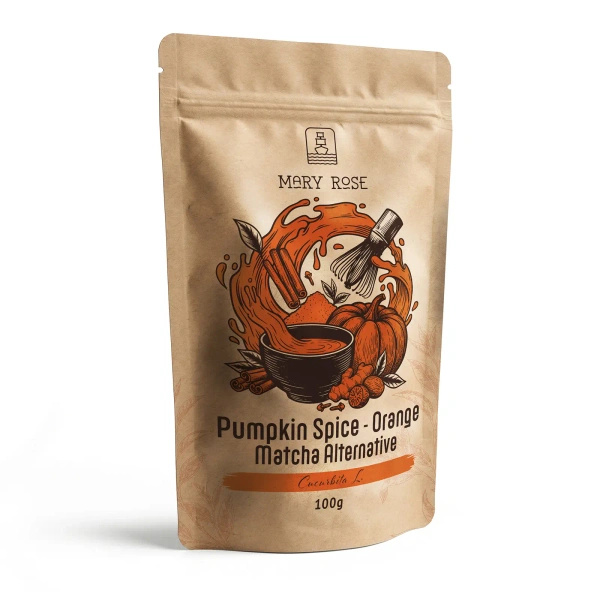 Mary Rose – Orange Matcha Alternative – Pumpkin Spice (poudre) 100 g