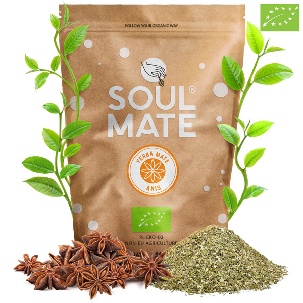 Set de Maté Soul Mate Organica 2x500g 1kg Calebasse + Bombilla